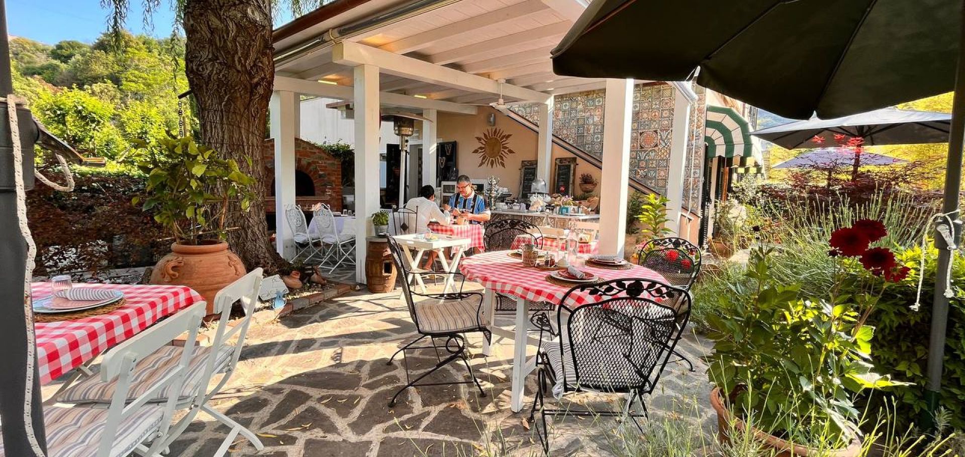 La spiaggia di Villa Valentina